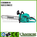 Chaoneng china garden cutting machine gas chain saw 52cc/58cc